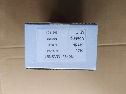 kupować Magnesy neodymowe ze srebrną powłoką N38SH F27x11x1.5mm do bezszczotkowego silnika prądu stałego online manufacture